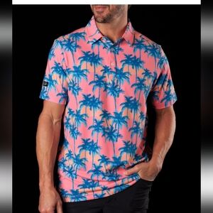 Sunday Swagger Golf Polo Sunset Blvd